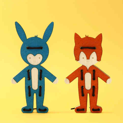 woodla - rabbit and fox